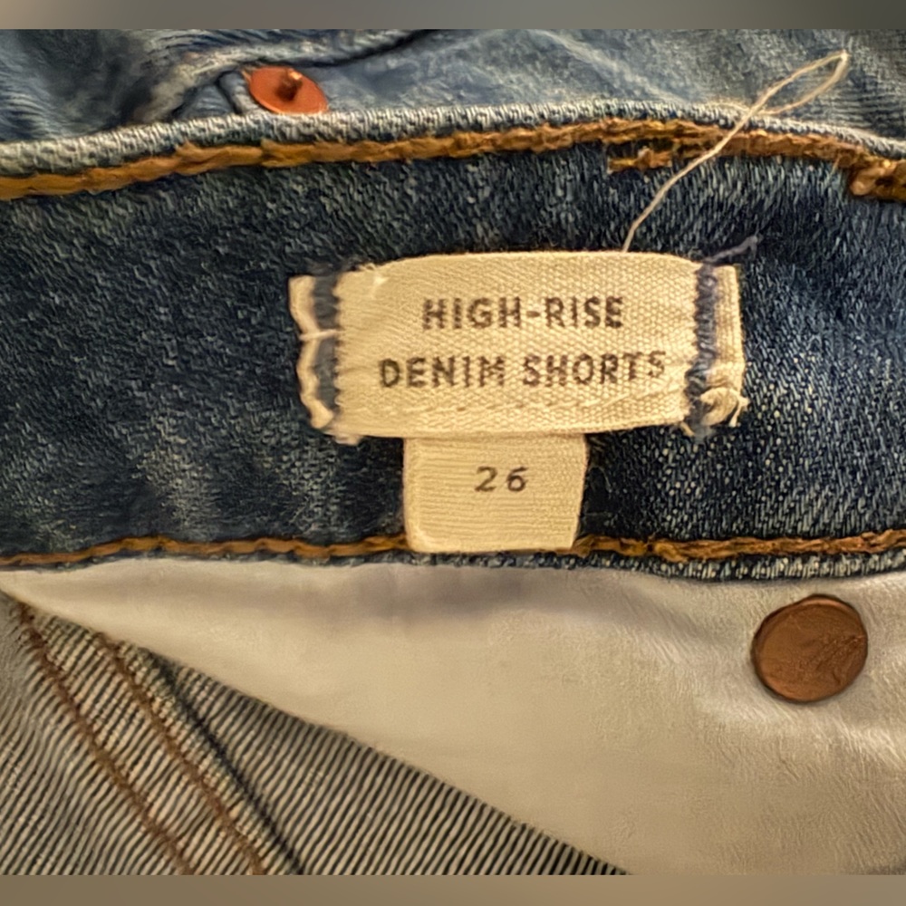 MADEWELL HIGH RISE DENIM SHORT 26 - Picture 2 of 3